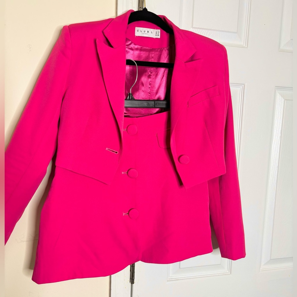 Club London  mini skirt and blazer set